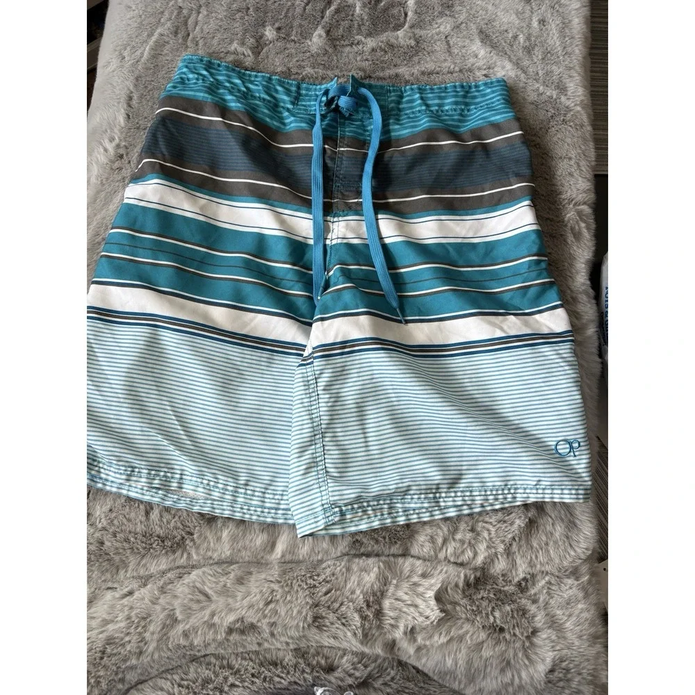 Ocean Pacific OP Lined Men's‎ Swim Trunks Size Large 36/38